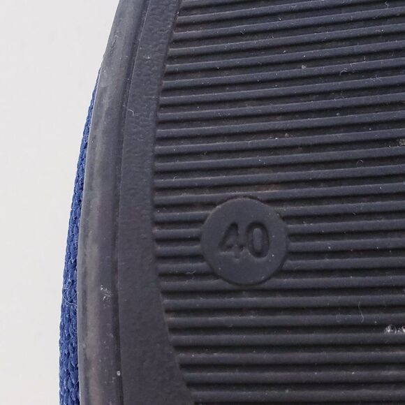 Giesswein Ballet Knit Flats Size EU 40 Dark Blue Washable Comfort - Picture 8 of 9